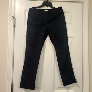J.JILL Black cotton pants size 6